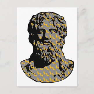 Zeus-Marmorstatue Postkarte