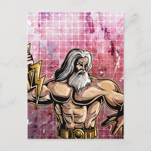Zeus Postkarte (Vorderseite)