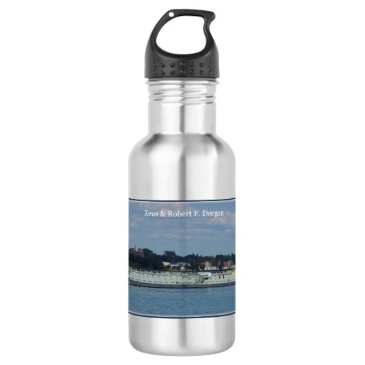Zeus & Robert F. Deegan-Wasserflasche Edelstahlflasche (Vorderseite)