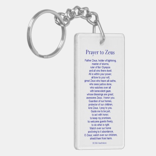 Zeus-Schlüsselanhänger Schlüsselanhänger (Vorderseite links)