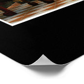 Zeus Statue bei Olympia Poster (Ecke)