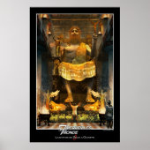 Zeus Statue bei Olympia Poster (Vorne)