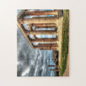 Zeus Tempel Athen. Puzzle (Vertikal)