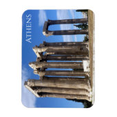 Zeus Tempel Athens Magnet (Vertikal)