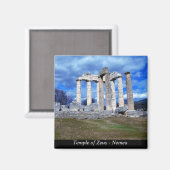 Zeus-Tempel - Nemea Magnet (Vorderseite/Rückseite)
