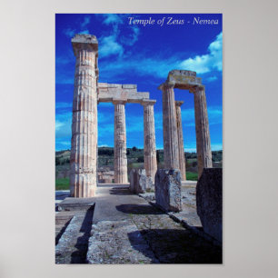 Zeus-Tempel - Nemea Poster