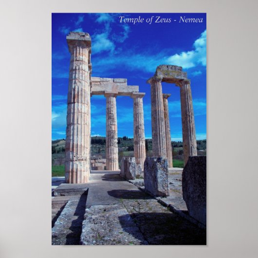 Zeus-Tempel - Nemea Poster (Vorne)