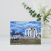 Zeus-Tempel - Nemea Postkarte (Stehend Vorderseite)