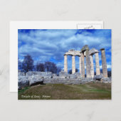Zeus-Tempel - Nemea Postkarte (Vorne/Hinten)
