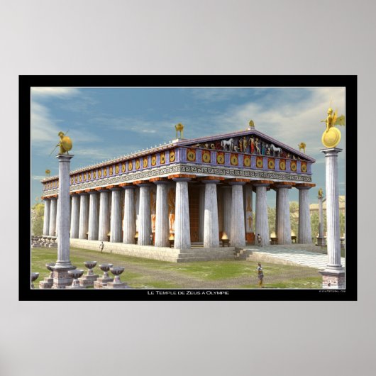 Zeus Temple at Olympia Poster (Vorne)