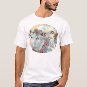 Zeus und Europa unbedarfter Kunststier der T-Shirt