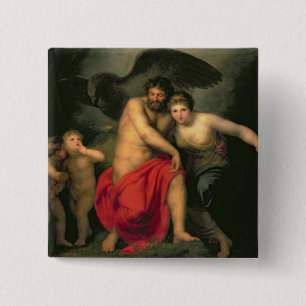 Zeus und Hera auf Berg IDA, 1775 Button