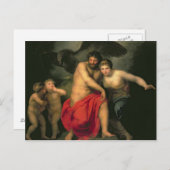 Zeus und Hera auf dem Monte Ida, 1775 Postkarte (Vorne/Hinten)