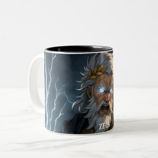 ZEUS ZWEIFARBIGE TASSE (Vorderseite Links)