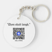 Zeya Comedy Acrylic Schlüsselanhänger (Rückseite)