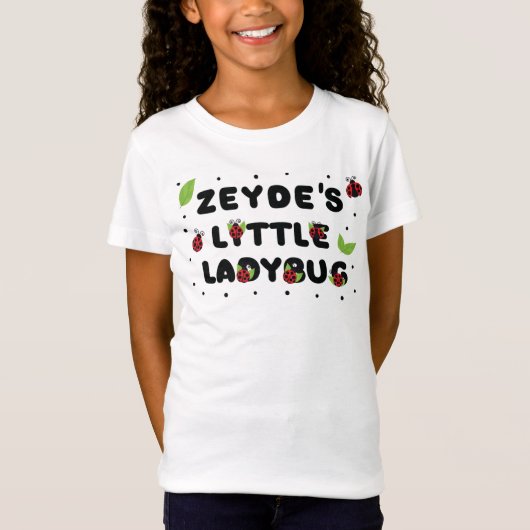 Zeydes kleine Ladybug - Niedlich T-Shirt (Vorderseite)