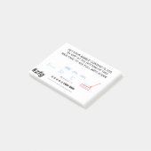 #ZFG POST-IT KLEBEZETTEL (angewinkelt)