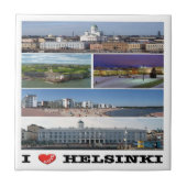 zFI005 HELSINKI "I Liebe" Finnland Fliese (Vorderseite)