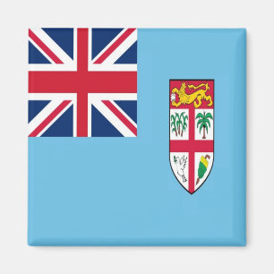 zFJ001 FIJI FLAG, Ozeanien, Kühlschrank Magnet