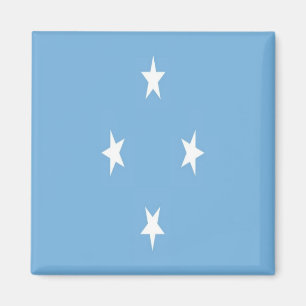 zFM001 MIKRONESIEN FLAG, Ozeanien, Kühlschrank Magnet