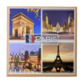 zFR018 PARIS bis Nacht, Fliese (Vorderseite)