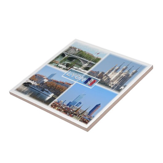 zFR019 LYON, Basilica De Fourviere, Kühlschrank Fliese (Seite)