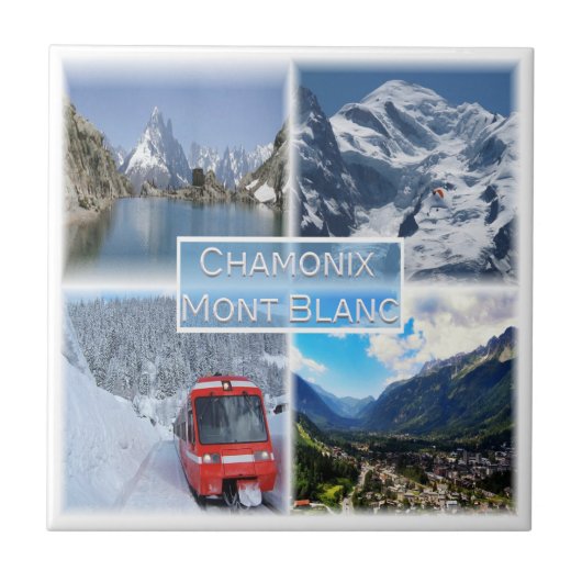 zFR021 CHAMON, Mont Blanc, Fliese (Vorderseite)