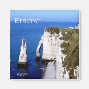 zFR024 FÉCAMP Hafen, Normandie, Frankreich, Kühlsc Magnet