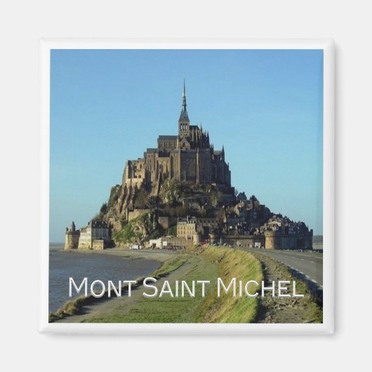 zFR027 MONT SAINT-MICHEL, Normandie, Kühlschrank Magnet (Vorne)