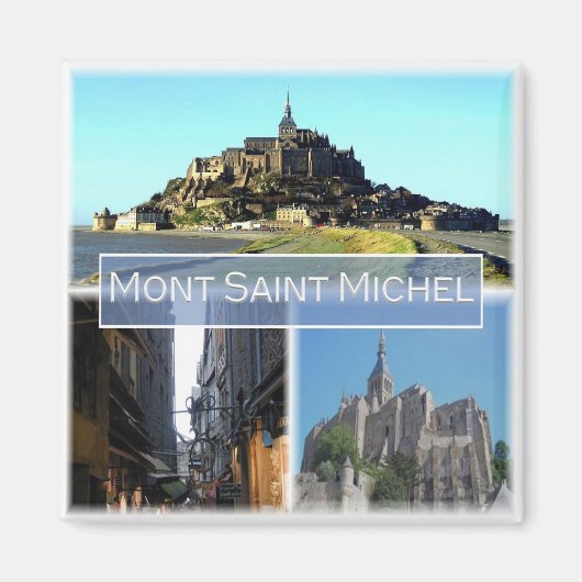 zFR029 MONT SAINT MICHEL, Normandy, Fridge Magnet (Vorne)