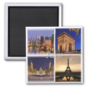 zFR030 PARIS, Frankreich, Europa, Kühlschrank Magnet