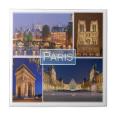 zFR034 PARIS die Hauptstadt Frankreichs, Fliese (Vorderseite)