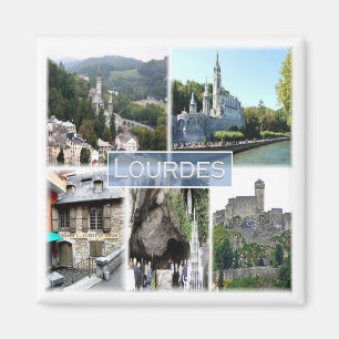 zFR038 LOURDES, Frankreich, Kühlschrank Magnet