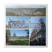 zFR039 LOURDES, Frankreich, Fliese (Vorderseite)