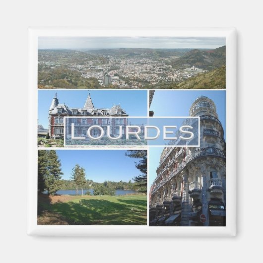 zFR039 LOURDES, Frankreich, Fridge Magnet (Vorne)