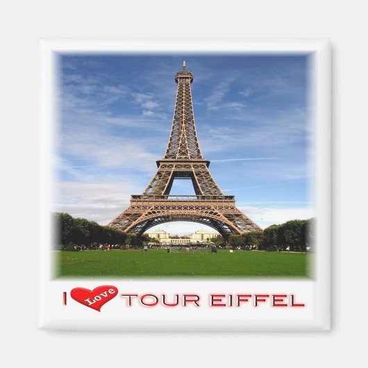 zFR041 TOUR EIFFEL, Paris, Frankreich, Kühlschrank Magnet (Vorne)