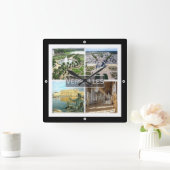 zFR042 VERSAILLES The Palace, Frankreich, Quadratische Wanduhr (Zuhause)