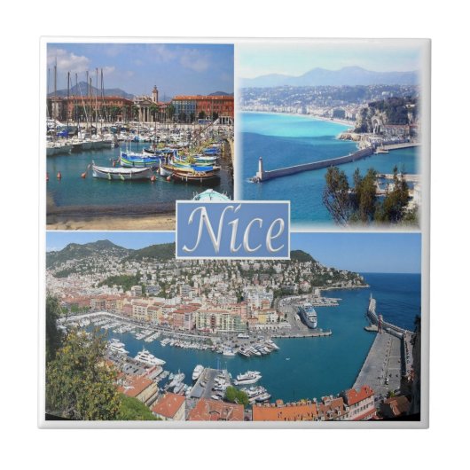 zFR044 NICE, Provence, Frankreich Fliese (Vorderseite)