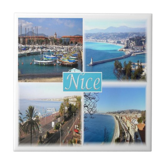 zFR045 NICE, Provence, Frankreich, Fliese (Vorderseite)