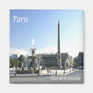 zFR050 PARIS, Place de la Concorde, Kühlschrank Magnet