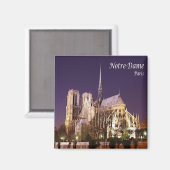 zFR055 NOTRE-DAME, Paris, Frankreich, Kühlschrank Magnet (Vorderseite/Rückseite)