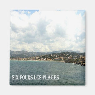 zFR069 SECHS BACKÖFEN-LES-STRAND, French Riviera, Magnet