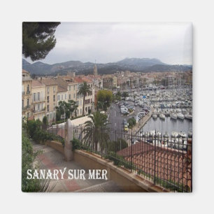 zFR070 SANARY-SUR-MER, Côte d'Azur, Kühlschrank Magnet