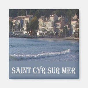 zFR076 SAINT-CYR-SUR-MER, Côte d'Azur, Kühlschrank Magnet