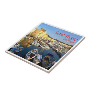 zFR078 SAINT TROPEZ Französische Riviera, Frankrei Fliese