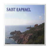 zFR080 SAINT RAPHAEL, Côte d'Azur, Fliese (Vorderseite)