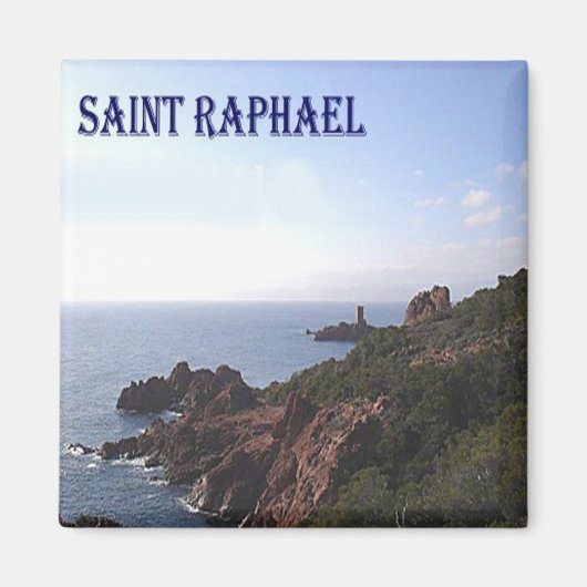 zFR080 SAINT RAPHAEL, Côte d'Azur, Kühlschrank Magnet (Vorne)