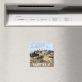 zFR081 SAINT MALO, French Riviera, Frankreich, Fri Magnet (In Situ (Geschirrspüler))