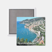 zFR083 VILLEFRANCHE SUR MER Côte d'Azur, Kühlschra Magnet (Vorderseite/Rückseite)
