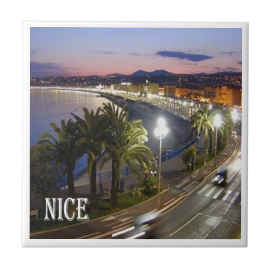 zFR085 NICE NIZZA Französische Riviera, Frankreich Fliese (Vorderseite)